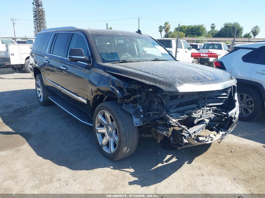 2020 Cadillac Escalade VIN 1GYS4JKJ2LR305972 IAAI salvage auction — FRONT END, Salvage Title, sold $9,050 on 2026-08-19 (photo 1)