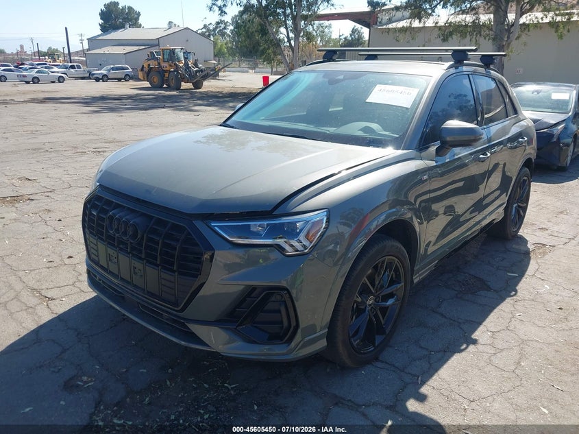 2025 Audi Q3 VIN WA1DECF3XS1015506 IAAI salvage auction — REAR END, Salvage Title, sold $10,700 on 2026-07-27 (photo 2)