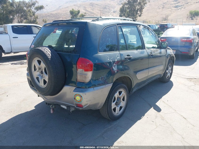 2003 Toyota Rav4 VIN JTEGH20V030108603 IAAI salvage auction — NORMAL WEAR, Clear - Dealer Only (California), sold $200 on 2026-07-28 (photo 4)