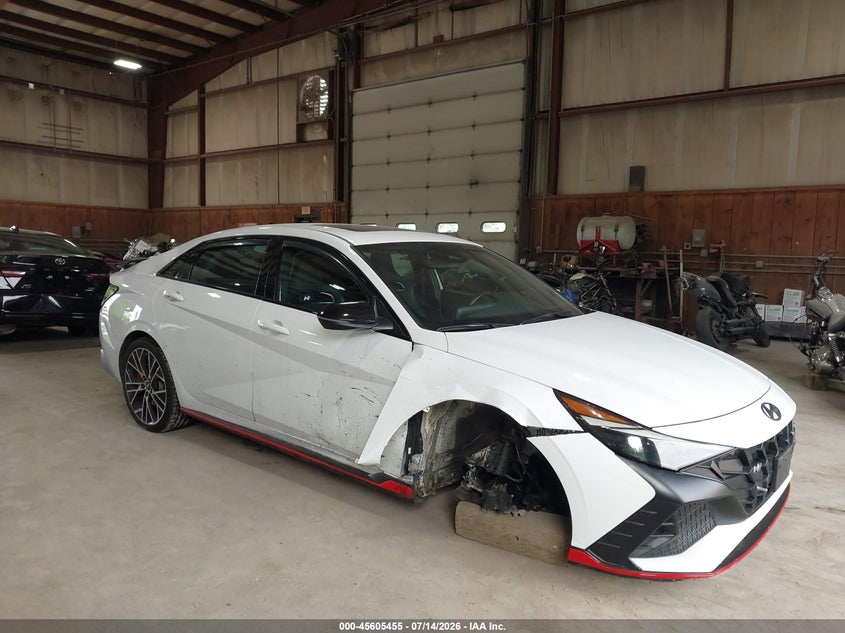 2023 Hyundai Elantra n VIN KMHLW4AK5PU009553 — IAAI salvage auction photo