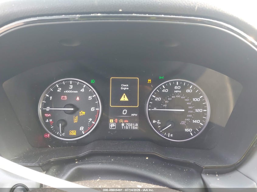 2021 Subaru Outback VIN 4S4BTADC7M3108061 IAAI salvage auction — FRONT END, Salvage Title, sold $4,200 on 2026-08-02 (photo 7)