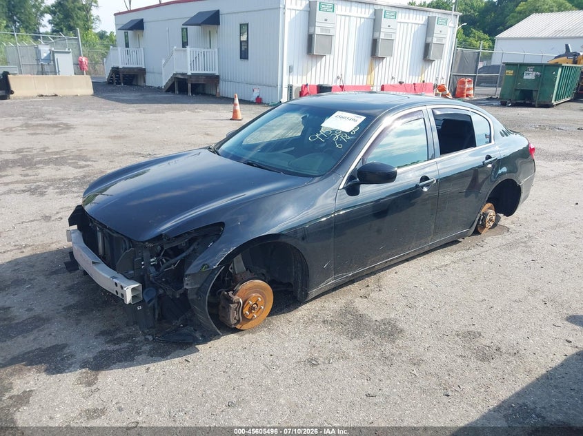 2012 Infiniti G VIN JN1CV6AR8CM674248 IAAI salvage auction — NORMAL WEAR, Clear (Maryland), sold $425 on 2026-07-28 (photo 2)