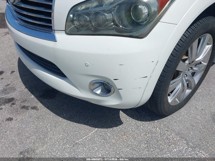 2012 Infiniti Qx56 VIN JN8AZ2NFXC9518673 IAAI salvage auction — NORMAL WEAR, Clear (Florida), sold $25 on 2026-07-15 (photo 6)