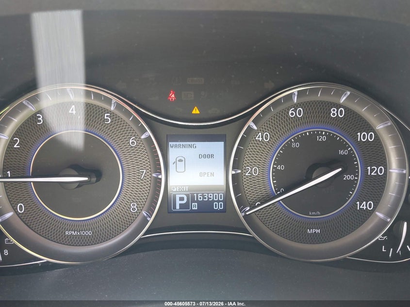 2012 Infiniti Qx56 VIN JN8AZ2NFXC9518673 IAAI salvage auction — NORMAL WEAR, Clear (Florida), sold $25 on 2026-07-15 (photo 7)