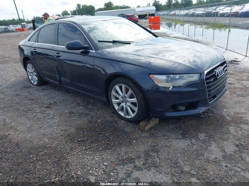 2015 Audi A6 VIN WAUGFAFC2FN040951 IAAI salvage auction — SIDE, Wait Title, sold $1,250 on 2026-10-10 (photo 1)