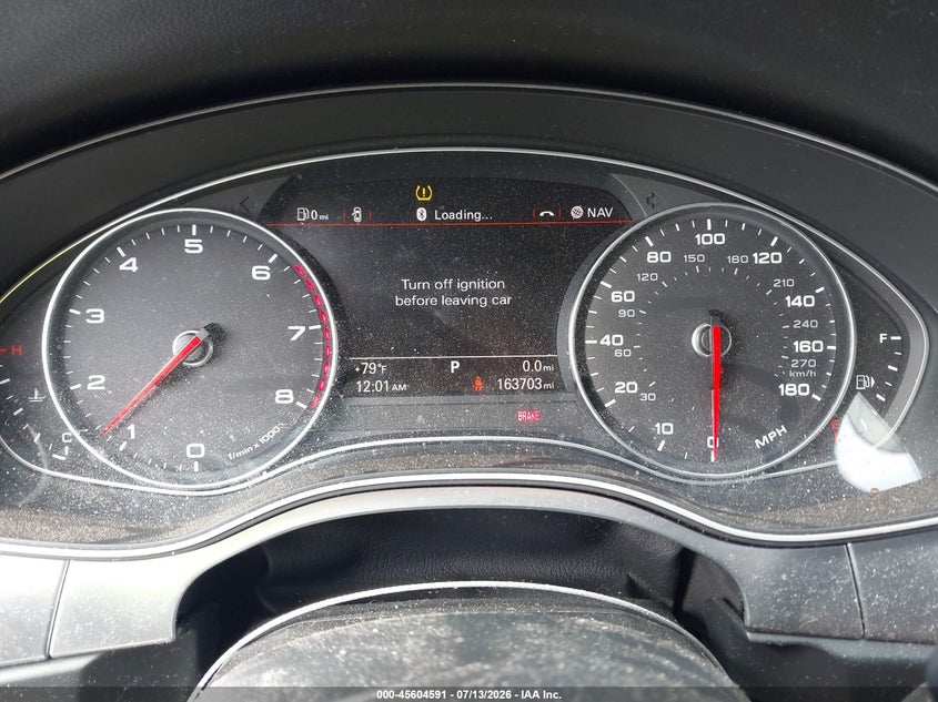 2015 Audi A6 VIN WAUGFAFC2FN040951 IAAI salvage auction — SIDE, Wait Title, sold $1,250 on 2026-10-10 (photo 7)