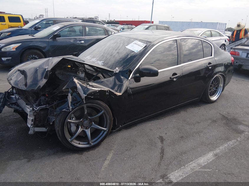 2008 Infiniti G35 VIN JNKBV61E38M229122 IAAI salvage auction — FRONT END, Salvage (California), sold $275 on 2026-07-23 (photo 2)
