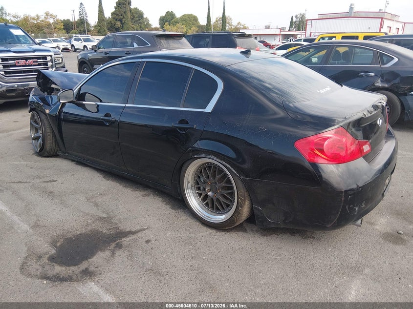 2008 Infiniti G35 VIN JNKBV61E38M229122 IAAI salvage auction — FRONT END, Salvage (California), sold $275 on 2026-07-23 (photo 3)