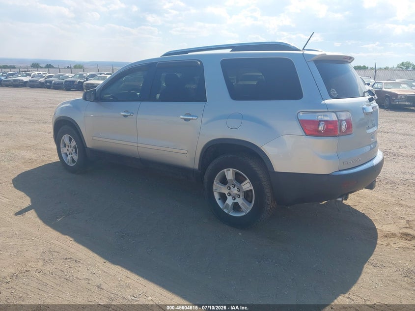2009 Gmc Acadia VIN 1GKEV13D29J110300 IAAI salvage auction — NORMAL WEAR, Clear (Colorado), sold $100 on 2026-07-22 (photo 3)