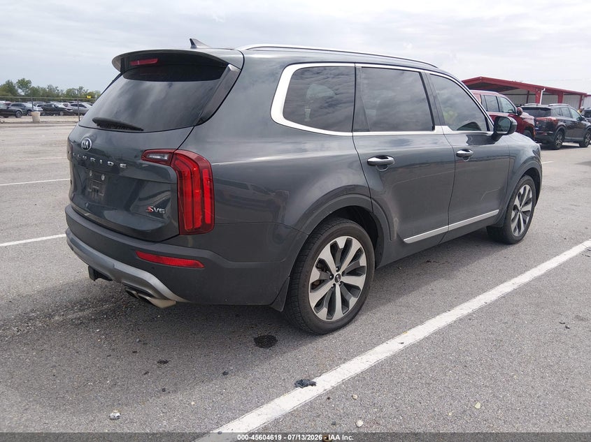 2020 Kia Telluride VIN 5XYP64HC6LG095780 IAAI salvage auction — STORM DAMAGE, Wait Title, sold $6,500 on 2026-09-13 (photo 4)