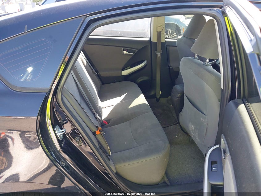 2012 Toyota Prius VIN JTDKN3DU8C1504979 IAAI salvage auction — NORMAL WEAR, Clear - Dealer Only (California), sold $1,300 on 2026-07-29 (photo 8)