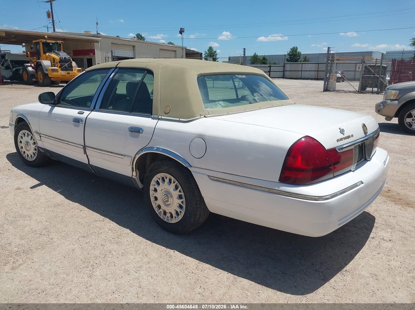 2003 Mercury Grand marquis VIN 2MEFM74W33X635675 IAAI salvage auction — FRONT END, Original (Texas), sold $475 on 2026-07-23 (photo 3)