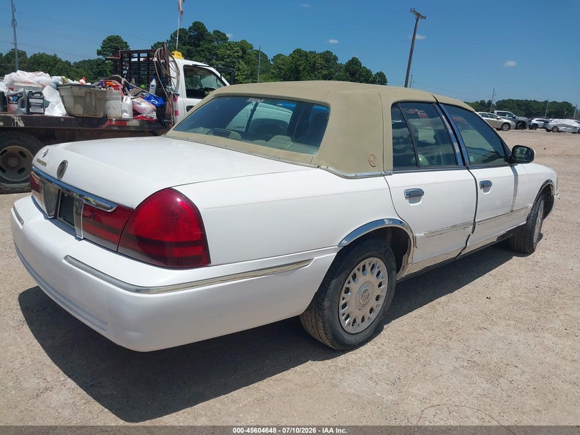 2003 Mercury Grand marquis VIN 2MEFM74W33X635675 IAAI salvage auction — FRONT END, Original (Texas), sold $825 on 2026-07-30 (photo 4)