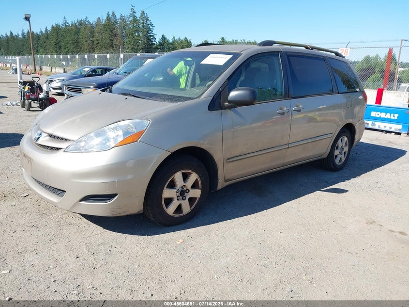 2007 Toyota Sienna VIN 5TDZK23C37S026232 IAAI salvage auction — NORMAL WEAR, Affidavit In Lieu Of Title - Non-Public (Washington), sold $700 on 2026-07-29 (photo 2)