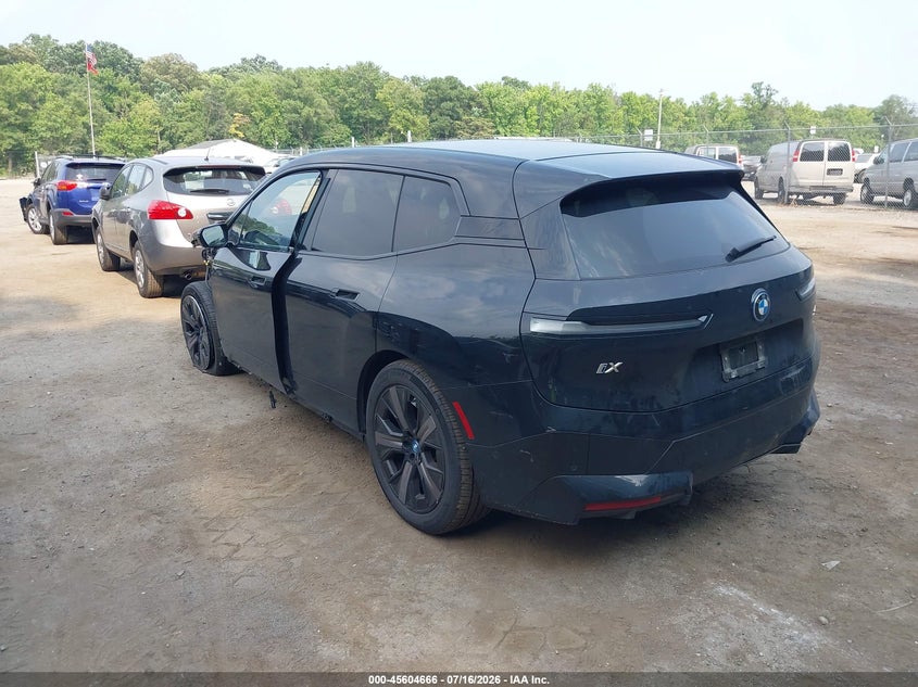 2024 BMW Ix VIN WB523CF0XRCN27186 IAAI salvage auction — FRONT END, Salvage - Greater Than 75% (Maryland), sold $19,900 on 2026-07-30 (photo 3)
