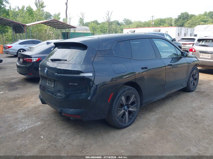 2024 BMW Ix VIN WB523CF0XRCN27186 IAAI salvage auction — FRONT END, Salvage - Greater Than 75% (Maryland), sold $19,900 on 2026-07-30 (photo 4)