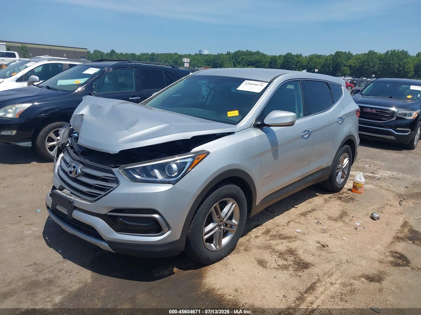 2017 Hyundai Santa fe VIN 5XYZTDLBXHG442423 IAAI salvage auction — FRONT END, Salvage (Ohio), sold $2,300 on 2026-07-31 (photo 2)