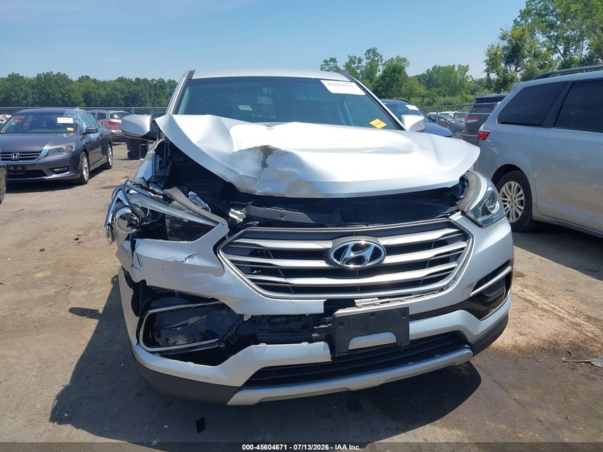 2017 Hyundai Santa fe VIN 5XYZTDLBXHG442423 IAAI salvage auction — FRONT END, Salvage (Ohio), sold $2,300 on 2026-07-31 (photo 6)