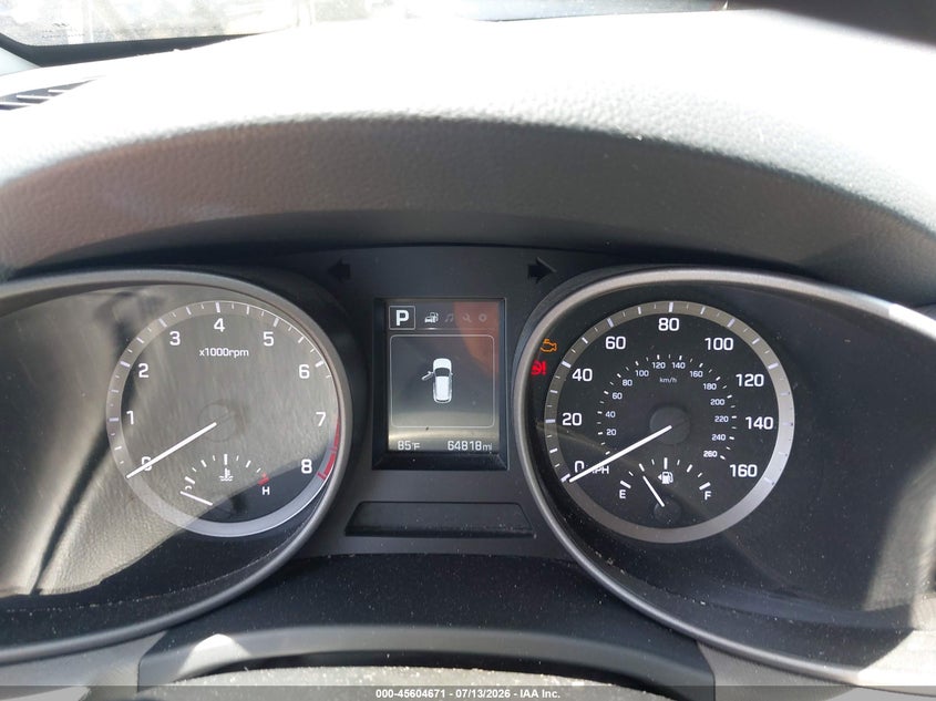 2017 Hyundai Santa fe VIN 5XYZTDLBXHG442423 IAAI salvage auction — FRONT END, Salvage (Ohio), sold $2,300 on 2026-07-31 (photo 7)