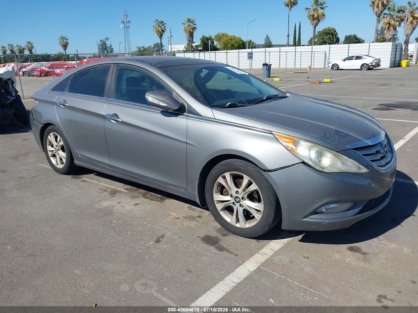 2013 Hyundai Sonata VIN 5NPEC4AC3DH549827 IAAI salvage auction — LEFT REAR, Salvage (California), sold $600 on 2026-07-28 (photo 1)