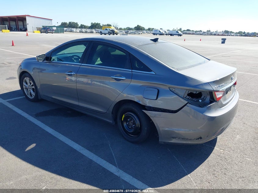 2013 Hyundai Sonata VIN 5NPEC4AC3DH549827 IAAI salvage auction — LEFT REAR, Salvage (California), sold $600 on 2026-07-28 (photo 3)