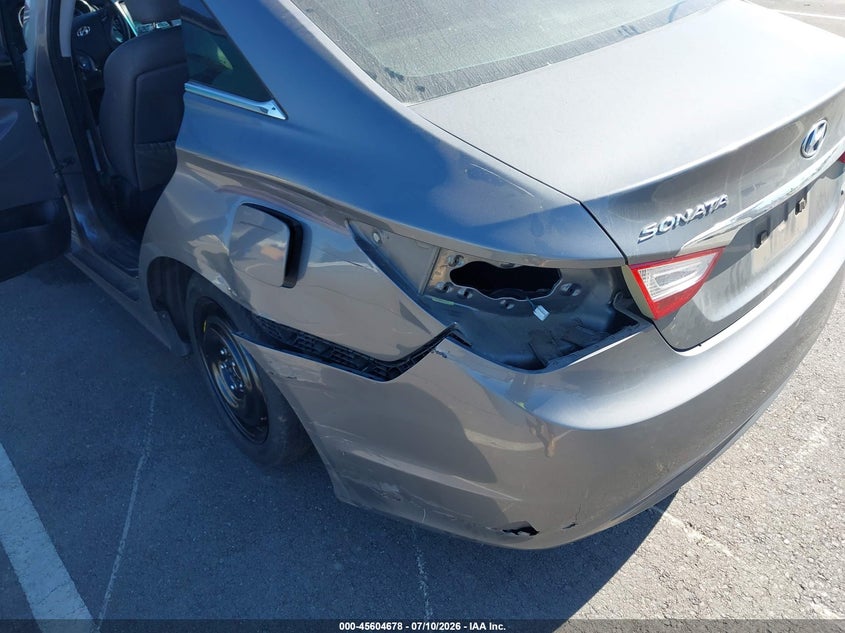 2013 Hyundai Sonata VIN 5NPEC4AC3DH549827 IAAI salvage auction — LEFT REAR, Salvage (California), sold $600 on 2026-07-28 (photo 6)