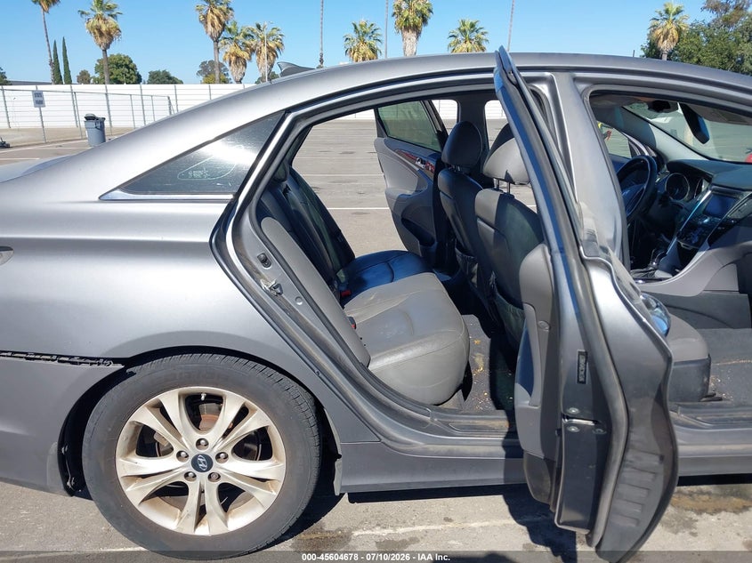 2013 Hyundai Sonata VIN 5NPEC4AC3DH549827 IAAI salvage auction — LEFT REAR, Salvage (California), sold $600 on 2026-07-28 (photo 8)