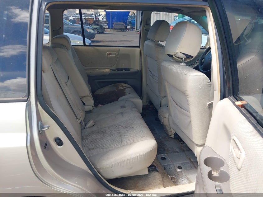 2005 Toyota Highlander VIN JTEGD21A450107657 IAAI salvage auction — NORMAL WEAR, Clear (Hawaii), sold $25 on 2026-07-28 (photo 8)