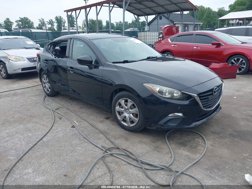 2014 Mazda 3 VIN JM1BM1T73E1158040 IAAI salvage auction — REAR END, Salvage Title, sold $725 on 2026-07-30 (photo 1)