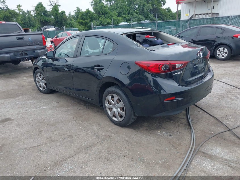2014 Mazda 3 VIN JM1BM1T73E1158040 IAAI salvage auction — REAR END, Salvage Title, sold $725 on 2026-07-30 (photo 3)