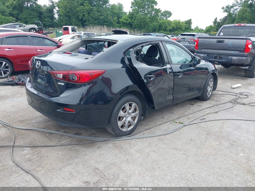 2014 Mazda 3 VIN JM1BM1T73E1158040 IAAI salvage auction — REAR END, Salvage Title, sold $725 on 2026-07-30 (photo 4)