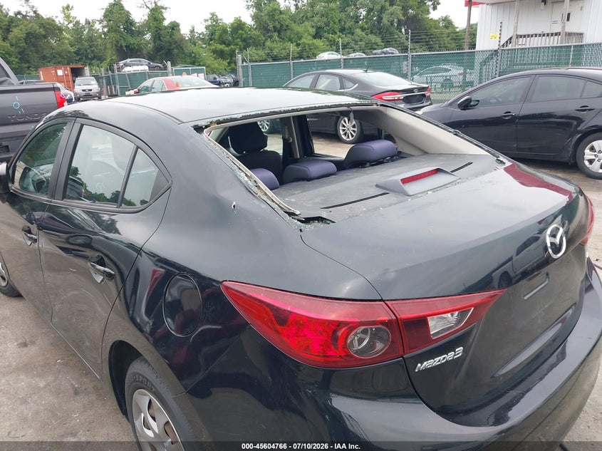 2014 Mazda 3 VIN JM1BM1T73E1158040 IAAI salvage auction — REAR END, Salvage Title, sold $725 on 2026-07-30 (photo 6)
