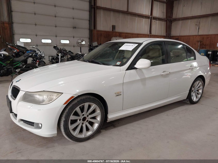 2011 BMW 3 series VIN WBAPK5C53BA656393 IAAI salvage auction — FRONT END, Clear (New York), sold $25 on 2026-07-29 (photo 2)