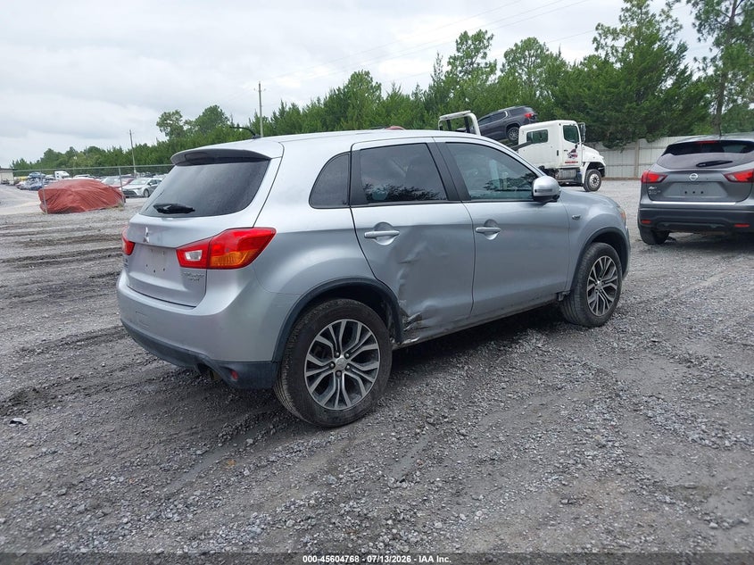 2016 Mitsubishi Outlander VIN JA4AP3AU1GZ034337 IAAI salvage auction — RIGHT SIDE, Rebuildable (Florida), sold $1,650 on 2026-07-30 (photo 4)