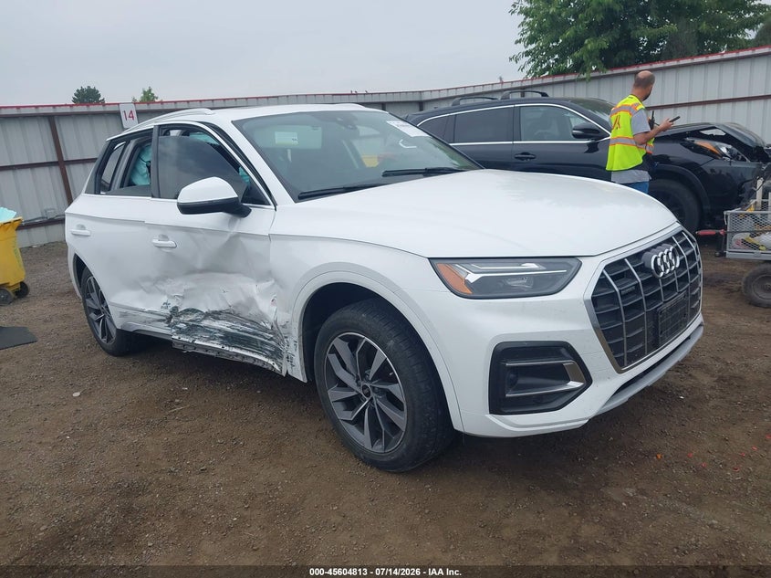 2021 Audi Q5 VIN WA1BAAFY1M2105983 IAAI salvage auction — RIGHT SIDE, Bill Of Sale (Washington), sold $50 on 2026-07-28 (photo 1)