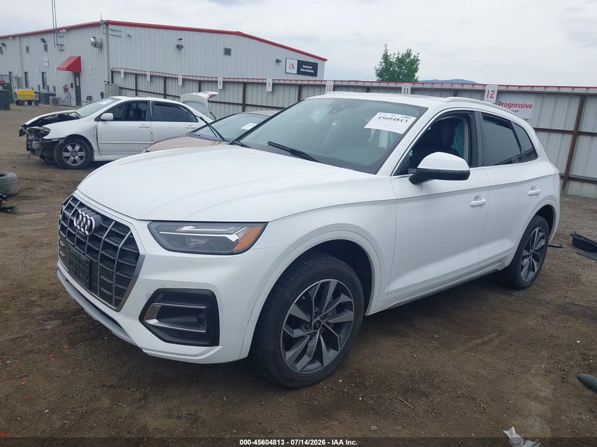 2021 Audi Q5 VIN WA1BAAFY1M2105983 IAAI salvage auction — RIGHT SIDE, Bill Of Sale (Washington), sold $50 on 2026-07-28 (photo 2)