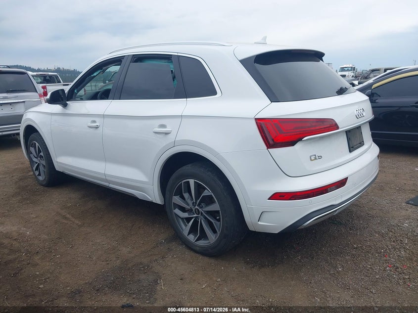 2021 Audi Q5 VIN WA1BAAFY1M2105983 IAAI salvage auction — RIGHT SIDE, Bill Of Sale (Washington), sold $50 on 2026-07-28 (photo 3)