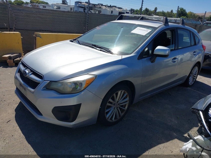 2012 Subaru Impreza VIN JF1GPAD6XCG226224 IAAI salvage auction — NORMAL WEAR, Clear (Oregon), sold $375 on 2026-07-17 (photo 2)