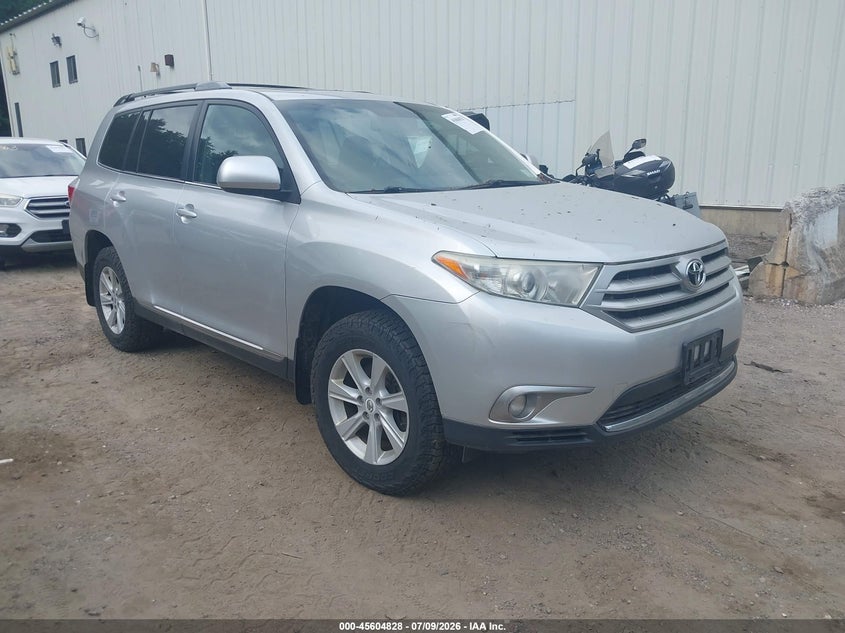 2012 Toyota Highlander VIN 5TDBK3EH2CS152463 IAAI salvage auction — NORMAL WEAR, Original (Vermont), sold $2,050 on 2026-07-16 (photo 1)