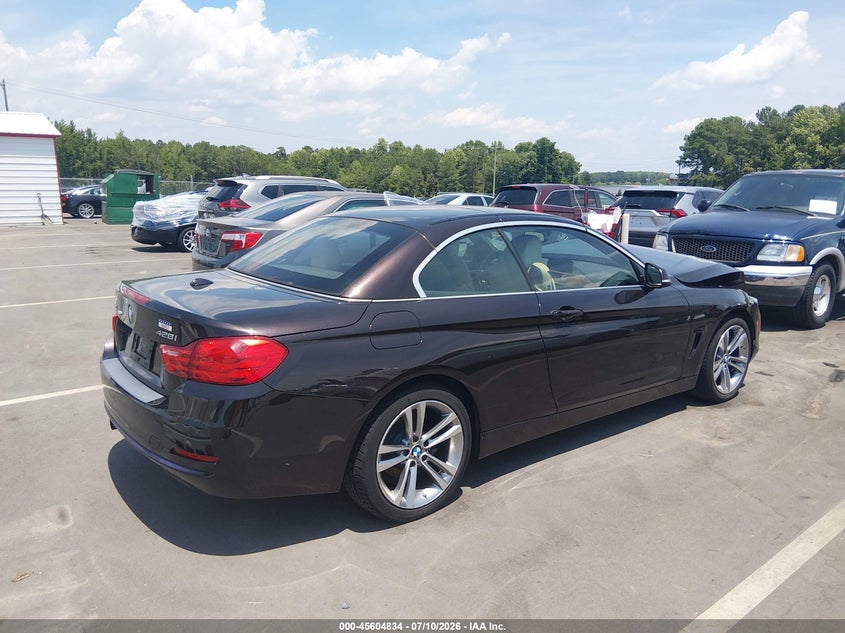 2016 BMW 4er VIN WBA3T1C58GP822660 IAAI salvage auction — FRONT END, Salvage Title, sold $1,725 on 2026-08-19 (photo 4)