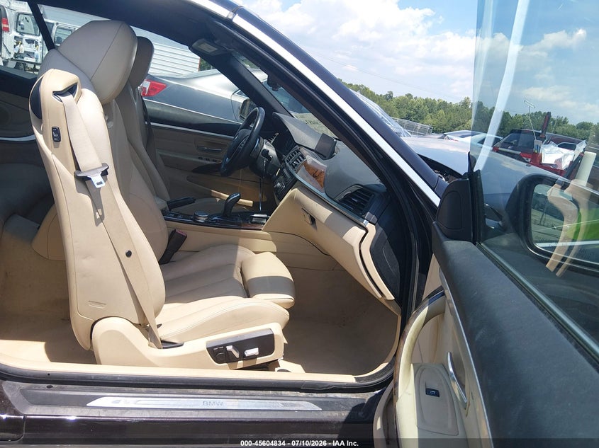 2016 BMW 4er VIN WBA3T1C58GP822660 IAAI salvage auction — FRONT END, Salvage Title, sold $1,725 on 2026-08-19 (photo 5)