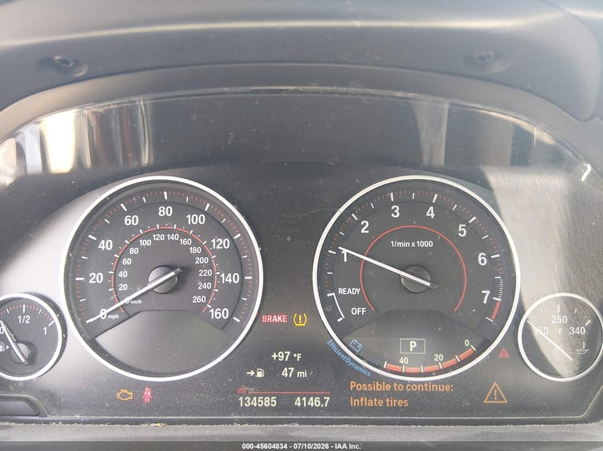 2016 BMW 4er VIN WBA3T1C58GP822660 IAAI salvage auction — FRONT END, Salvage Title, sold $1,725 on 2026-08-19 (photo 7)