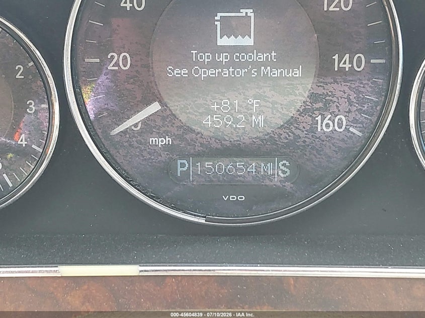 2007 Mercedes-benz Cls-class VIN WDDDJ72X57A084506 IAAI salvage auction — LEFT & RIGHT, Clear (South Carolina), sold $1,100 on 2026-07-28 (photo 7)