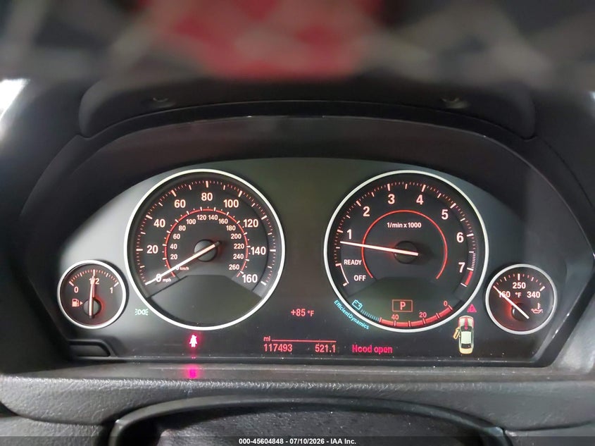 2015 BMW 4er VIN WBA3R5C53FK371610 IAAI salvage auction — REAR END, Salvage Title, sold $3,050 on 2026-08-05 (photo 7)