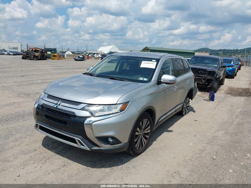 2019 Mitsubishi Outlander VIN JA4AZ3A31KZ008587 IAAI salvage auction — LEFT REAR, Salvage (Pennsylvania), sold $3,500 on 2026-07-28 (photo 2)