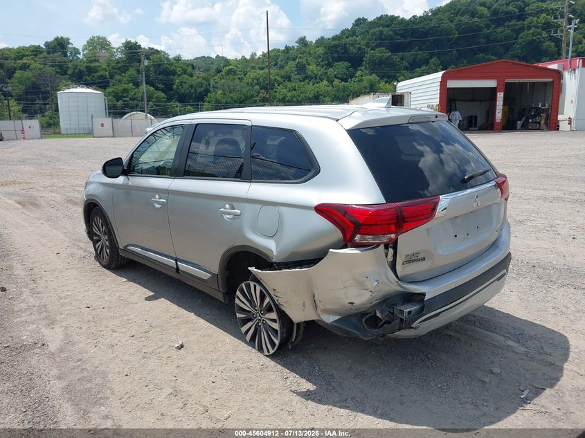 2019 Mitsubishi Outlander VIN JA4AZ3A31KZ008587 IAAI salvage auction — LEFT REAR, Salvage (Pennsylvania), sold $3,500 on 2026-07-28 (photo 3)