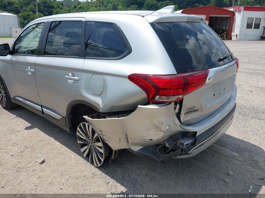 2019 Mitsubishi Outlander VIN JA4AZ3A31KZ008587 IAAI salvage auction — LEFT REAR, Salvage (Pennsylvania), sold $3,500 on 2026-07-28 (photo 6)
