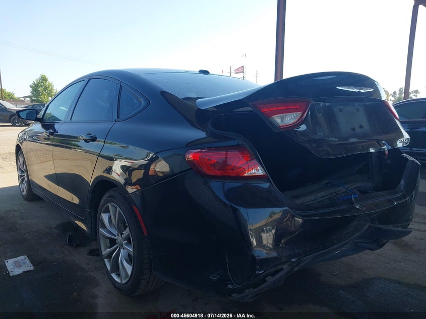 2015 Chrysler 200 VIN 1C3CCCBB8FN714981 IAAI salvage auction — REAR END, Salvage (California), sold $500 on 2026-07-31 (photo 3)