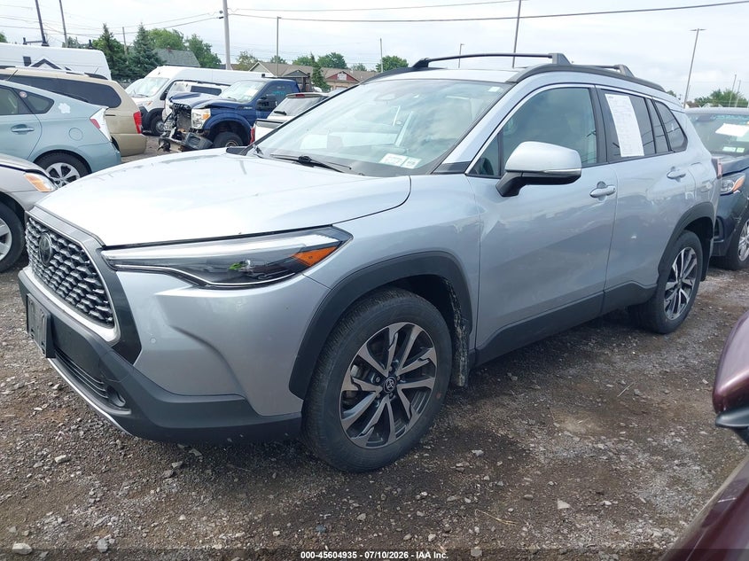 2023 Toyota Corolla cross VIN 7MUDAABG7PV069568 IAAI salvage auction — EXTERIOR BURN, Mv-907A (New York), sold $8,600 on 2026-07-29 (photo 2)