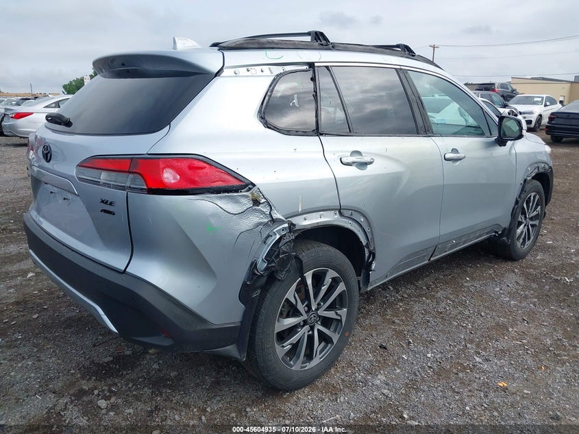 2023 Toyota Corolla cross VIN 7MUDAABG7PV069568 IAAI salvage auction — EXTERIOR BURN, Mv-907A (New York), sold $8,600 on 2026-07-29 (photo 4)